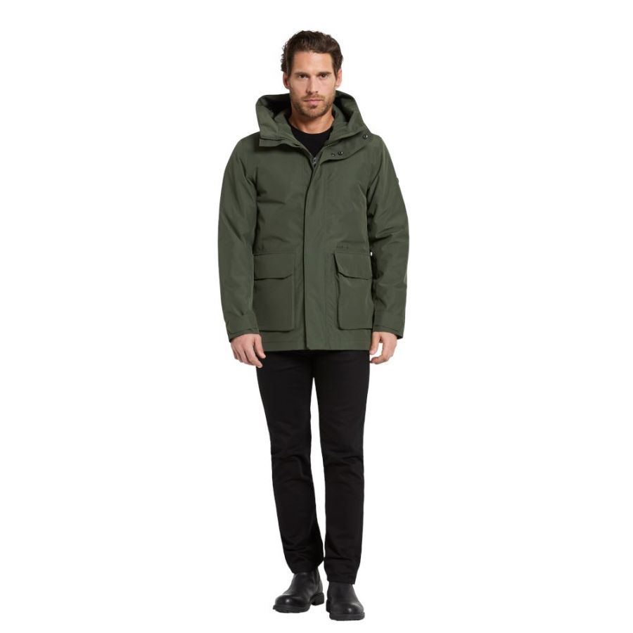 Didriksons Liam, impermeabile, uomo, verde scuro