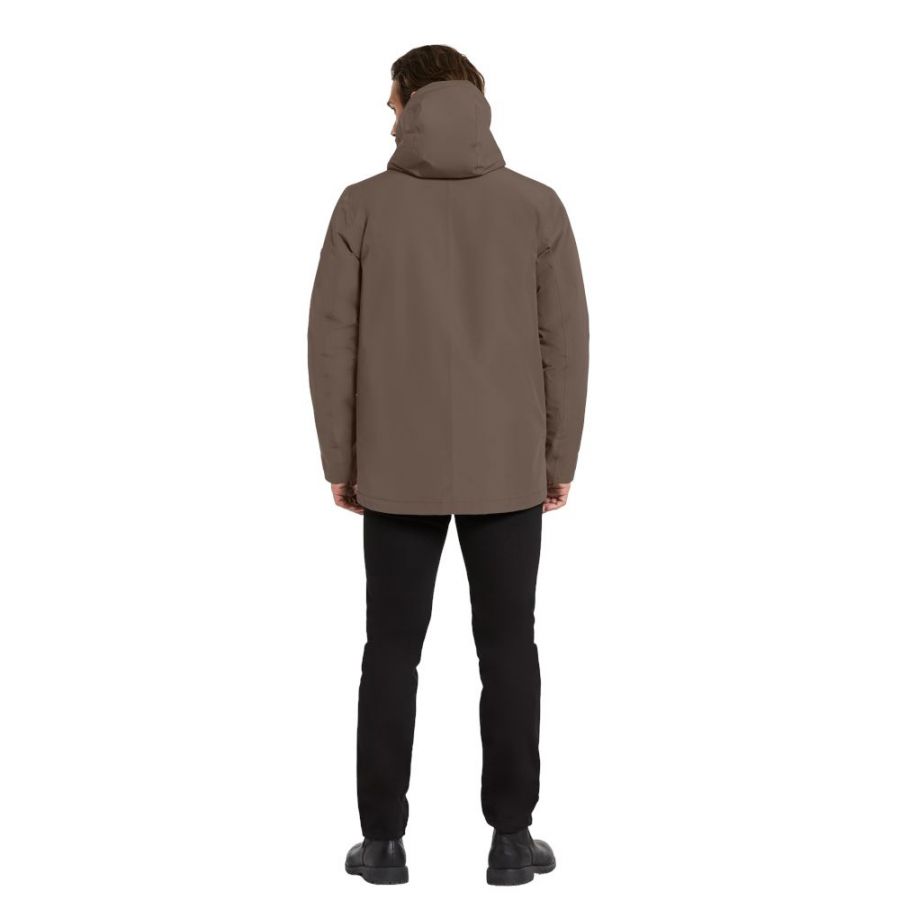 Didriksons Liam, rain jacket, men, mocha brown