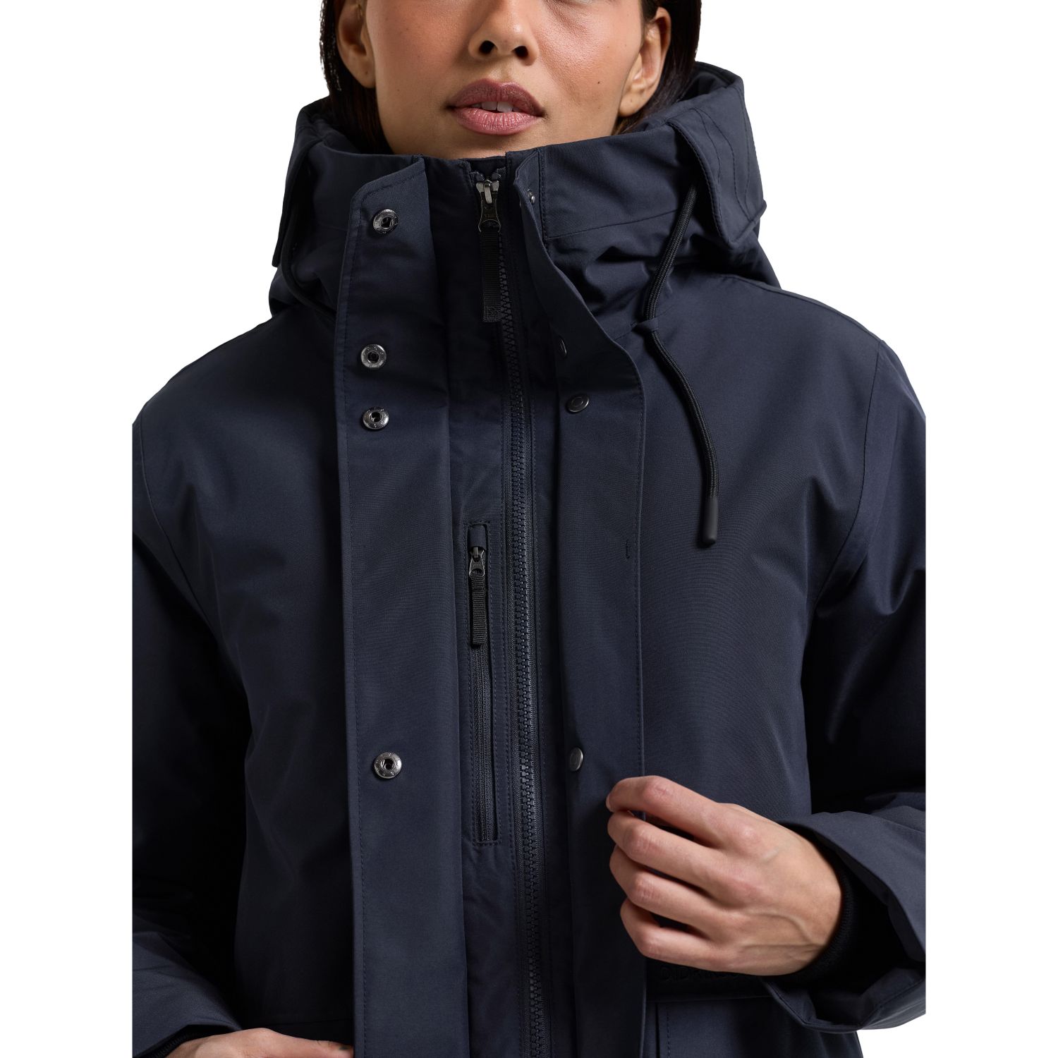 Didriksons Lilian, parka, dámska, tmavomodrá