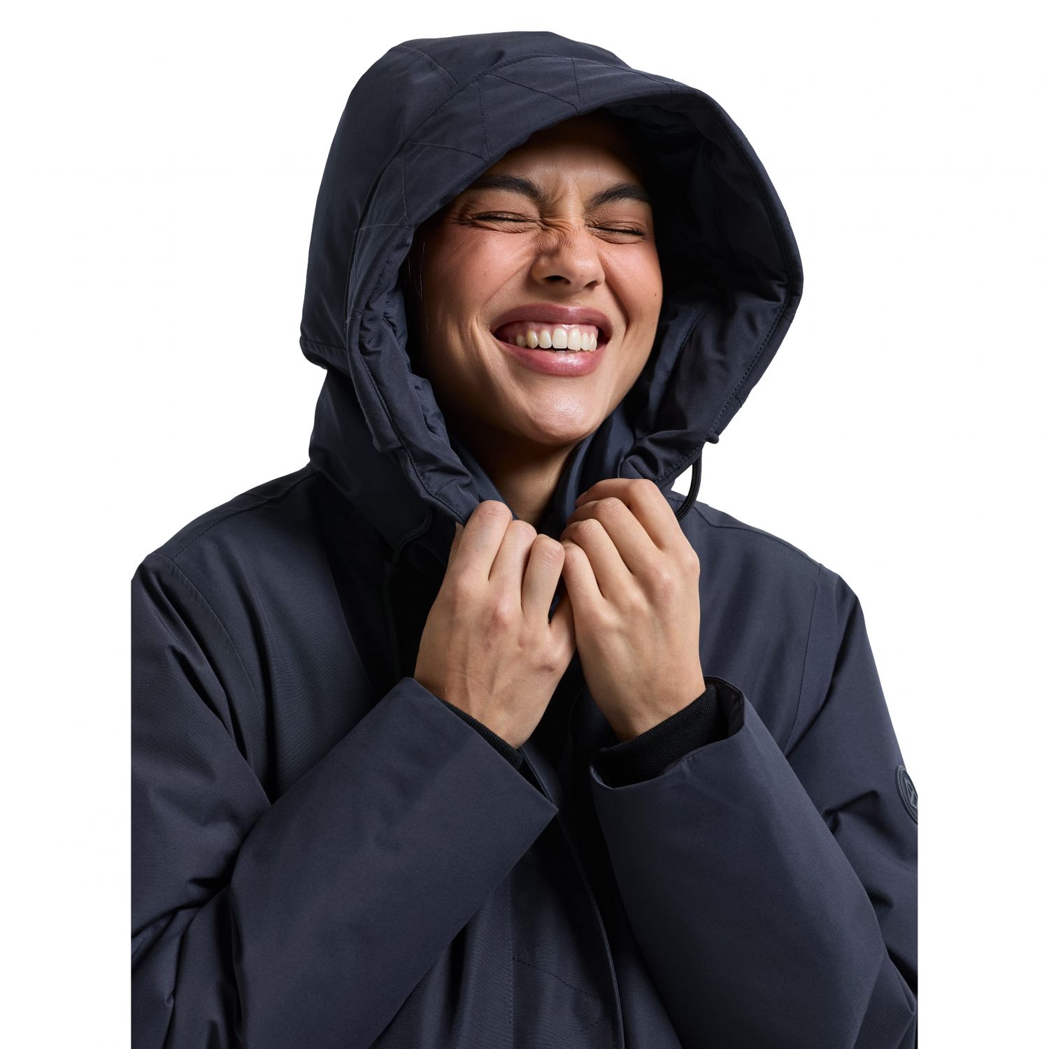 Didriksons Lilian, parka, dámska, tmavomodrá