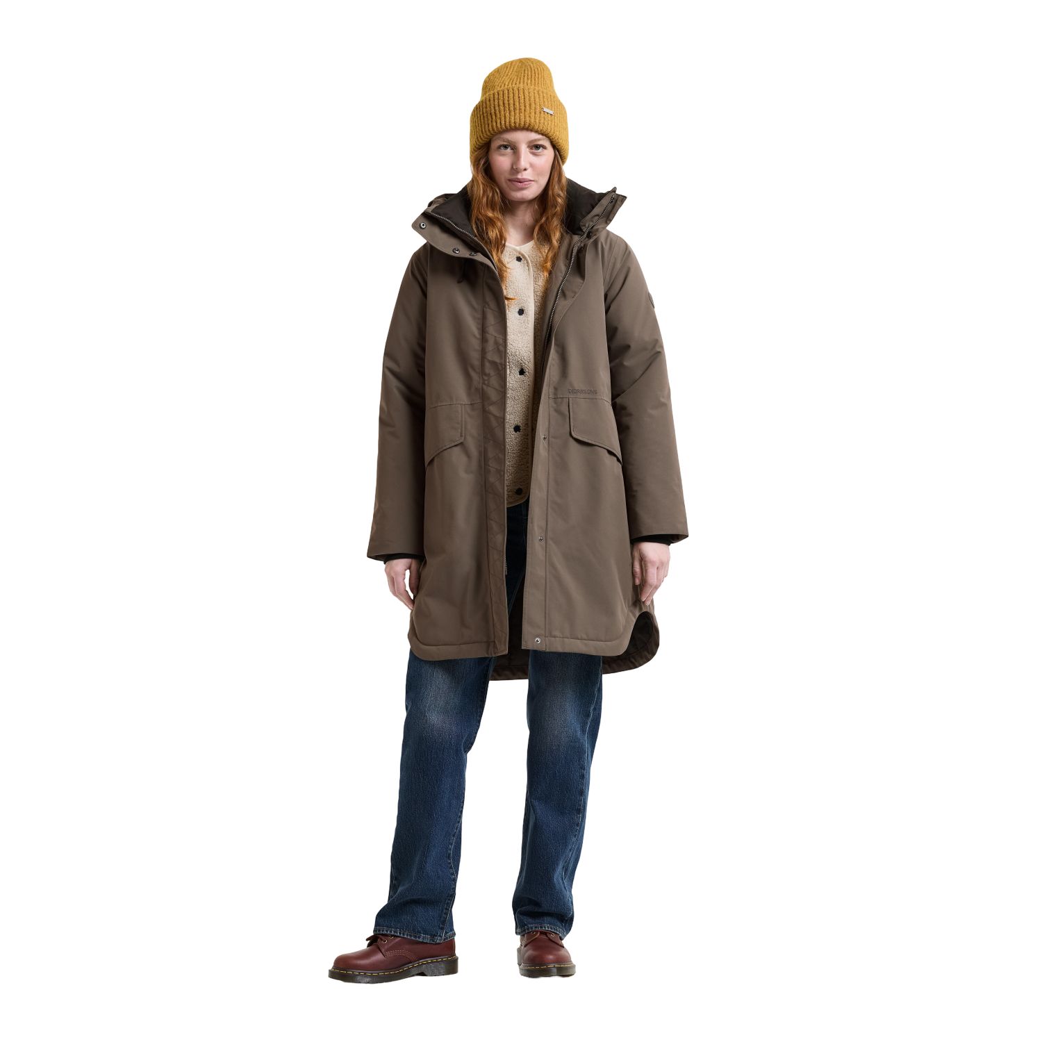 Didriksons Lilian, parka, femeie, mocha