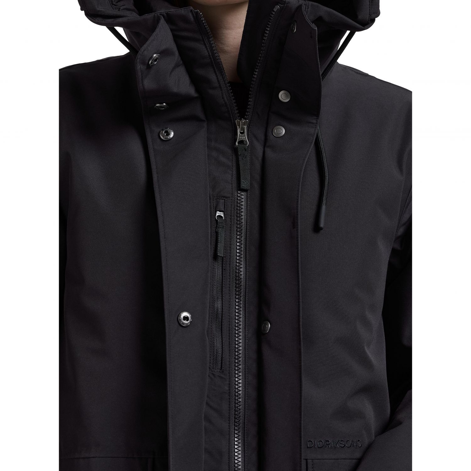 Didriksons Lilian, parka, femeie, negru