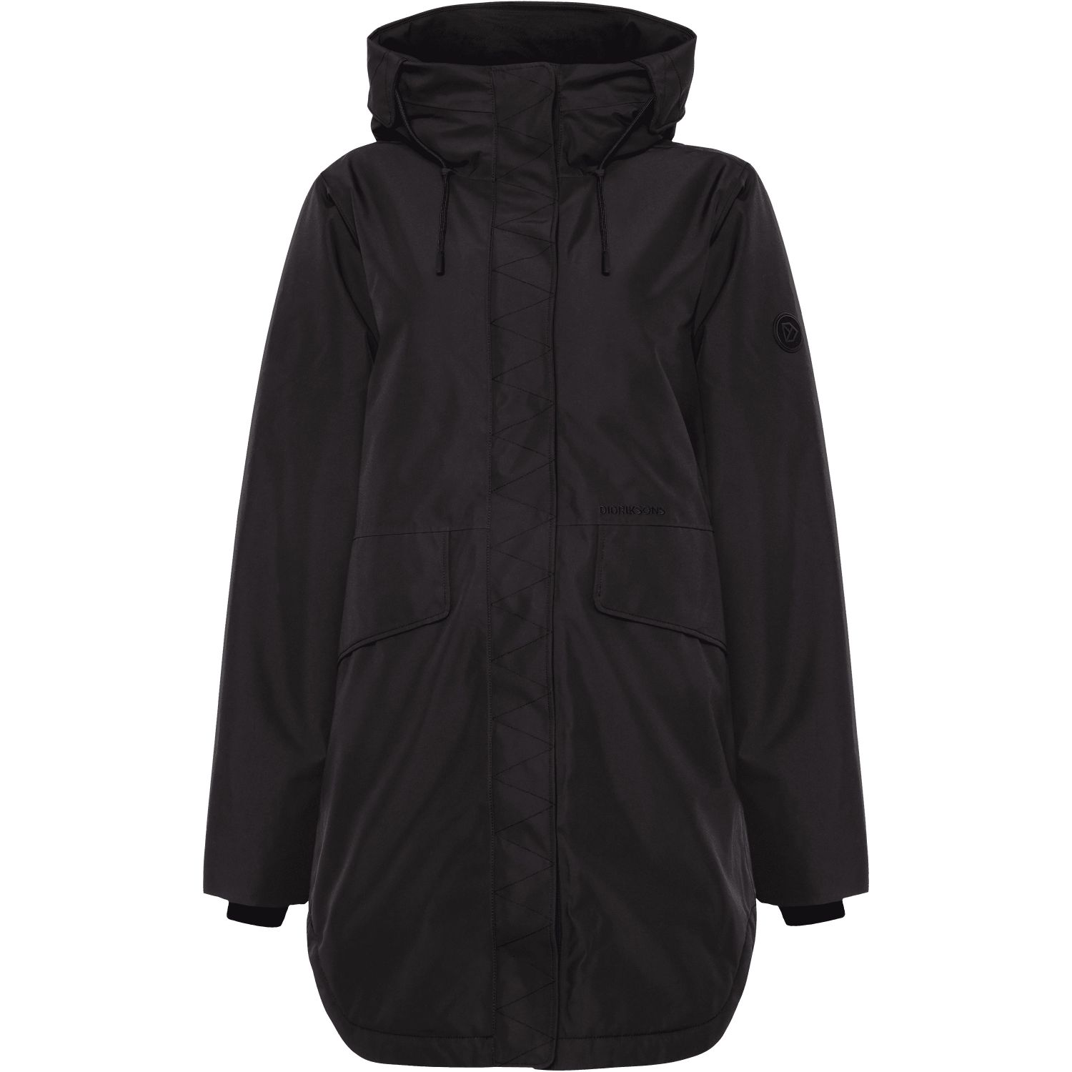 Didriksons Lilian, parka, feminino, preto
