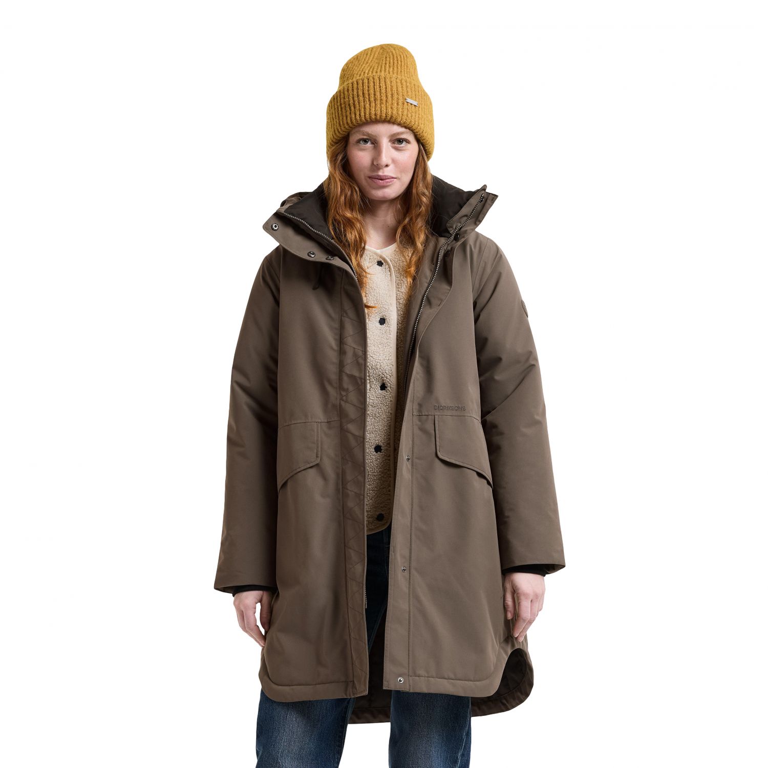 Didriksons Lilian, parkas, dámske, mocha