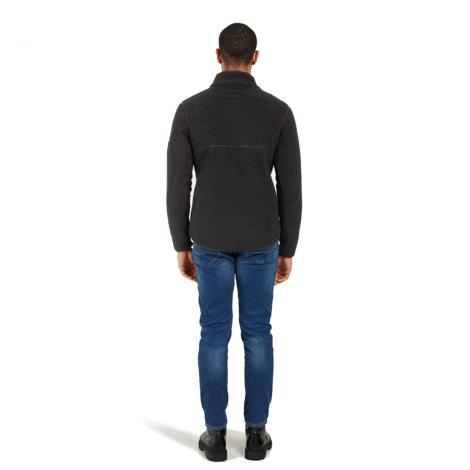 Didriksons Lillebror, fleece sweater, men, black