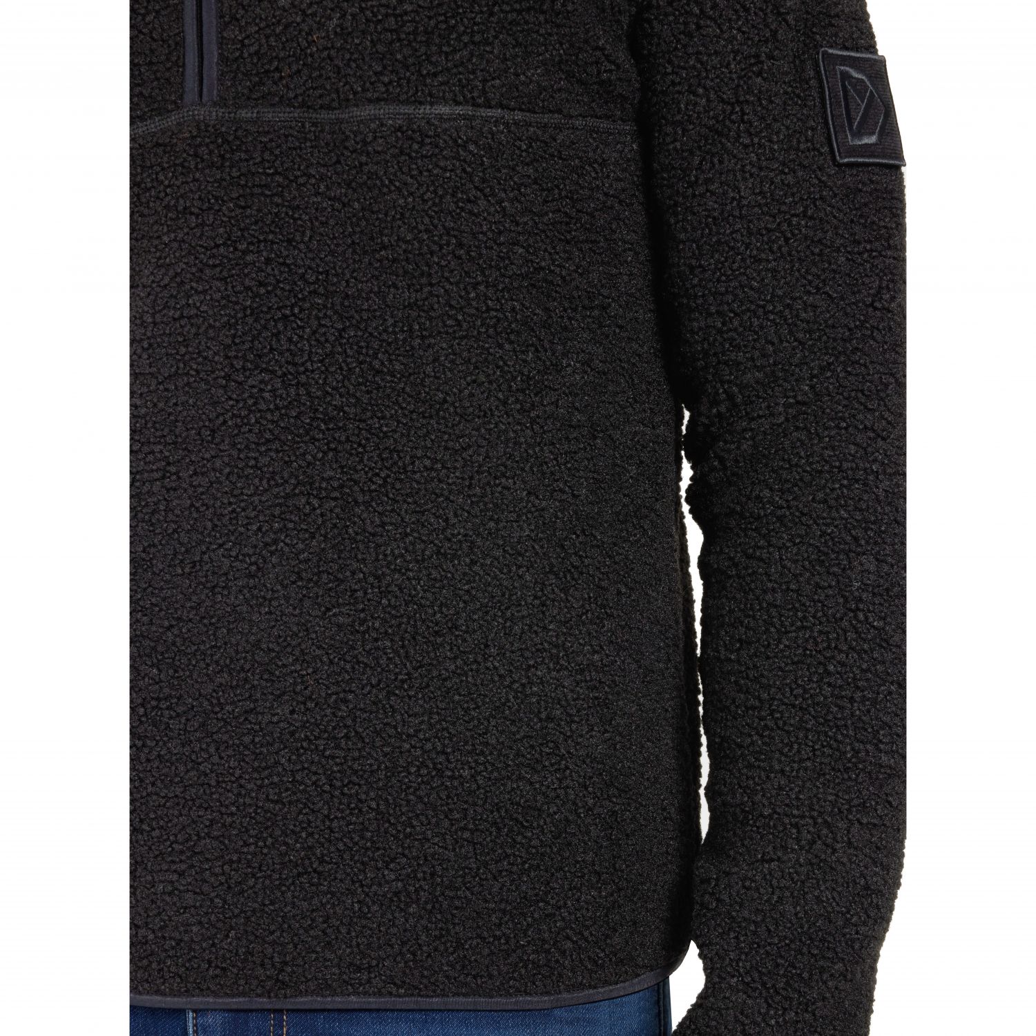 Didriksons Lillebror, fleece sweater, men, black