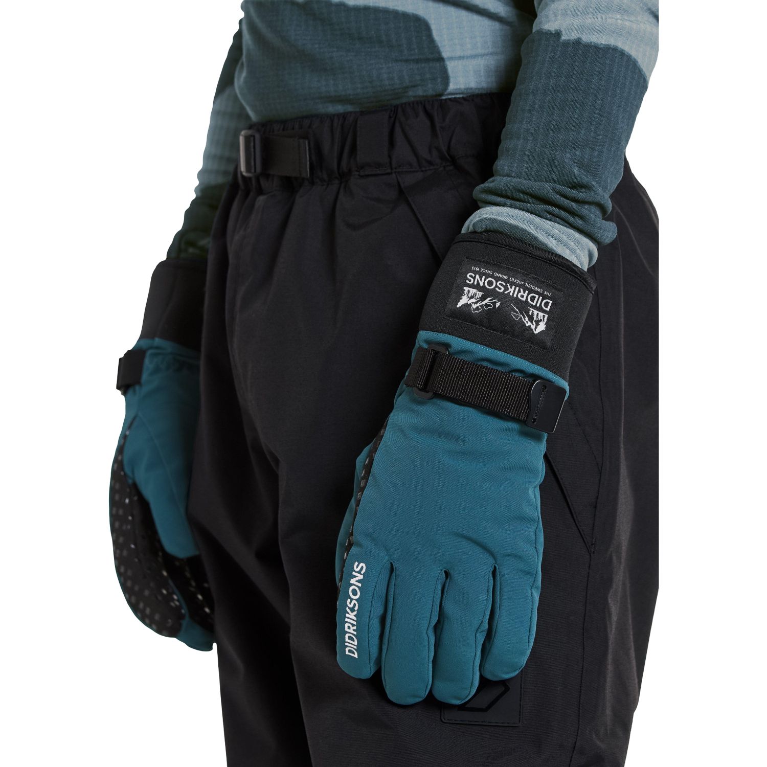 Didriksons Lovas, guantes, junior, turquesa