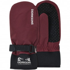 Didriksons Lovas, moufles, junior, rouge foncé