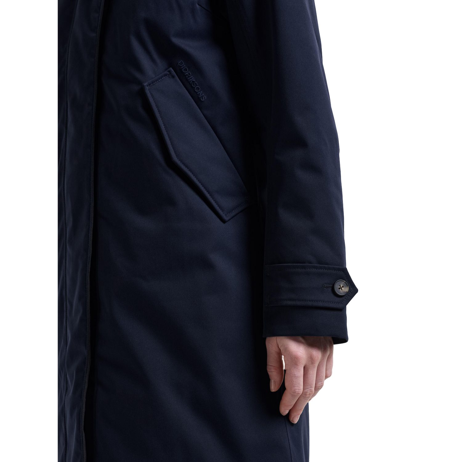 Didriksons Luna 7, parka, dames, donkerblauw
