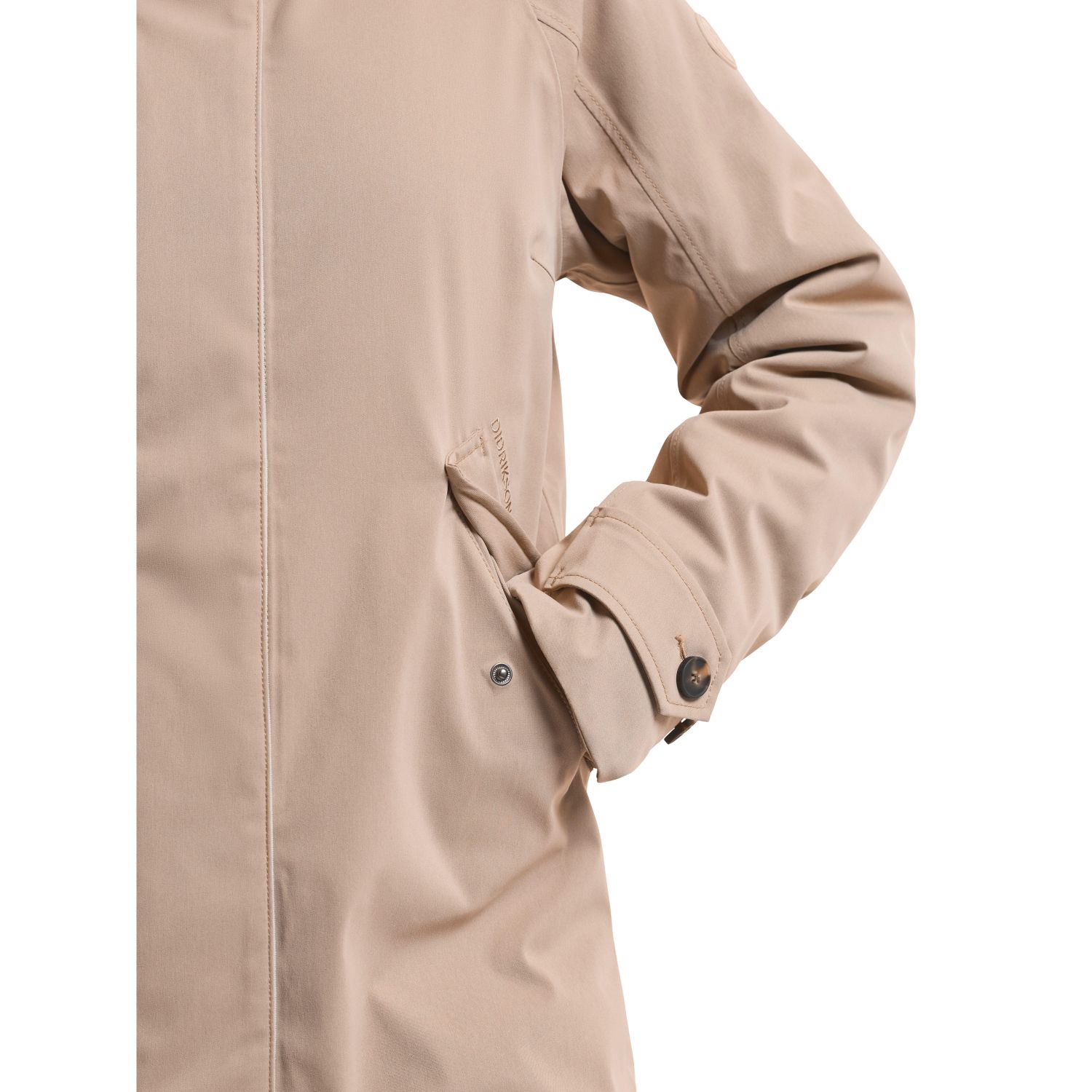 Didriksons Luna 7, parka, nainen, beige
