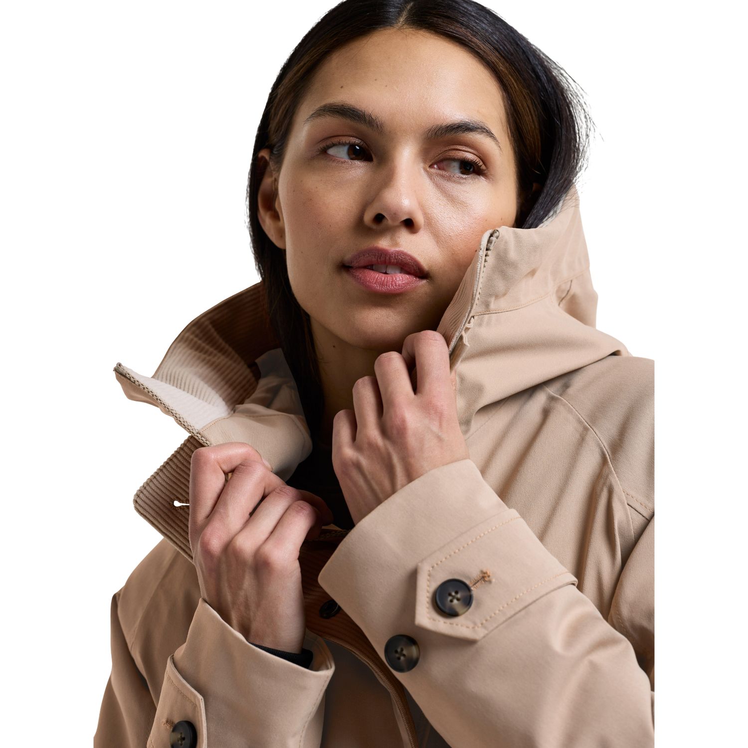 Didriksons Luna 7, parka, nainen, beige