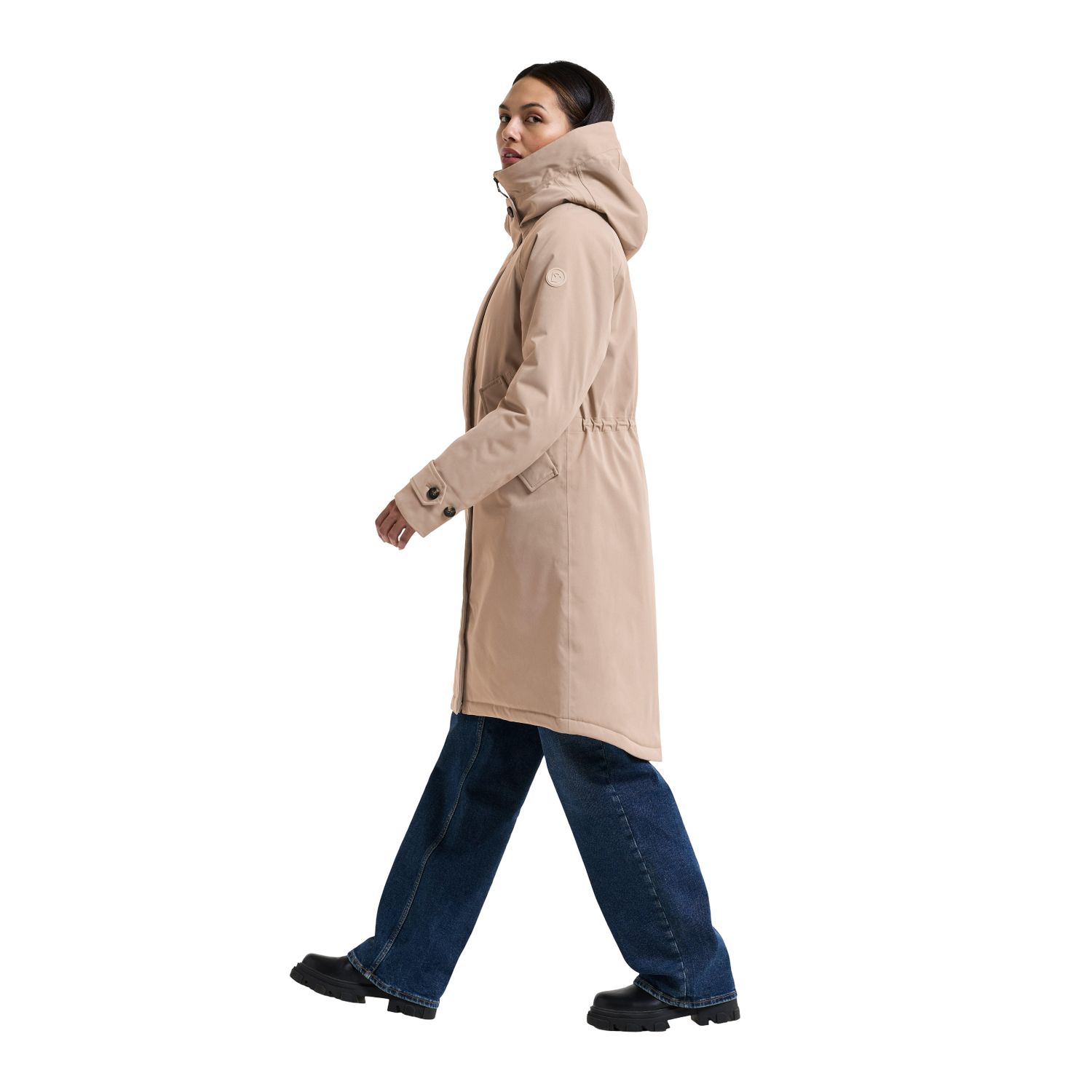Didriksons Luna 7, parka, nainen, beige