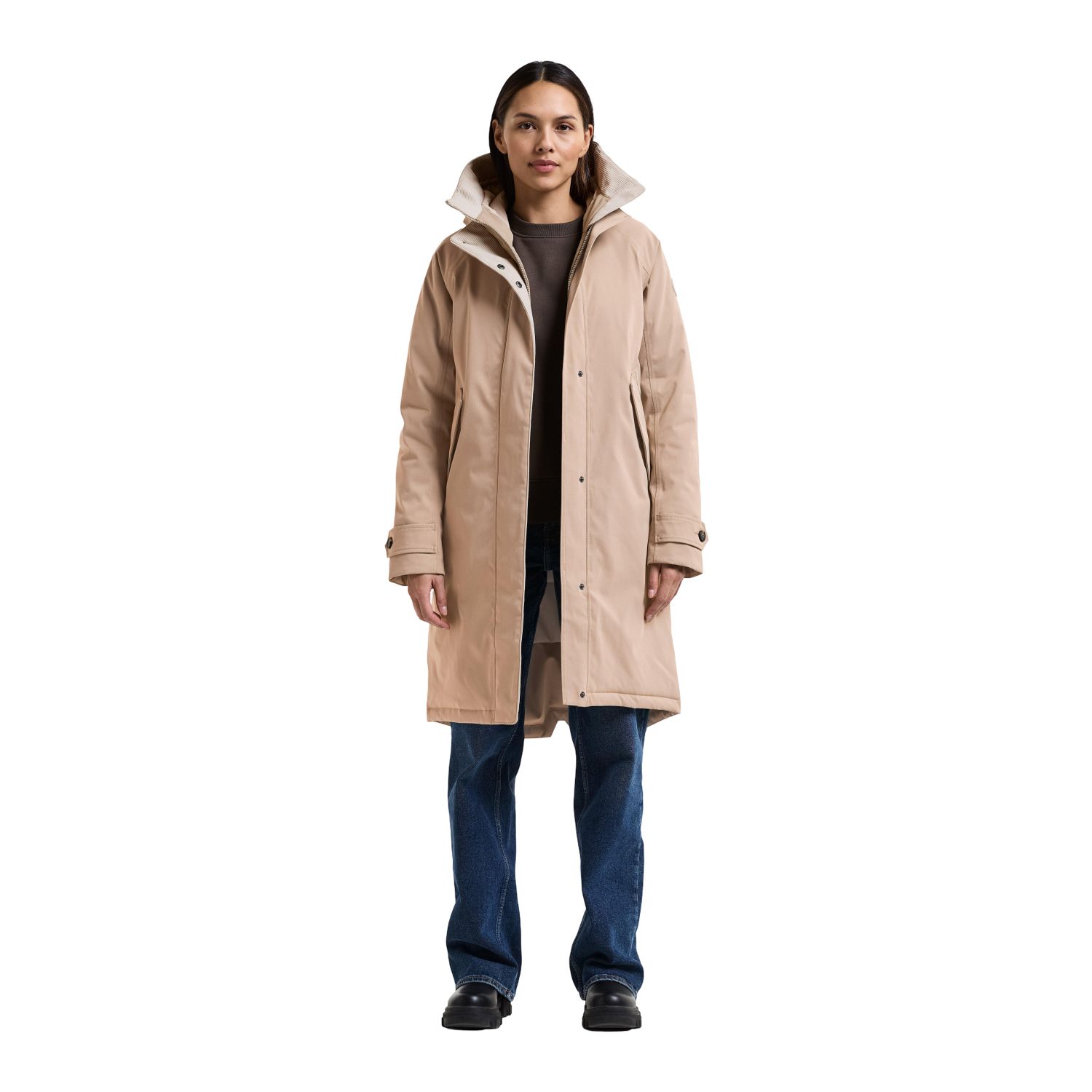 Didriksons Luna 7, parka, nainen, beige