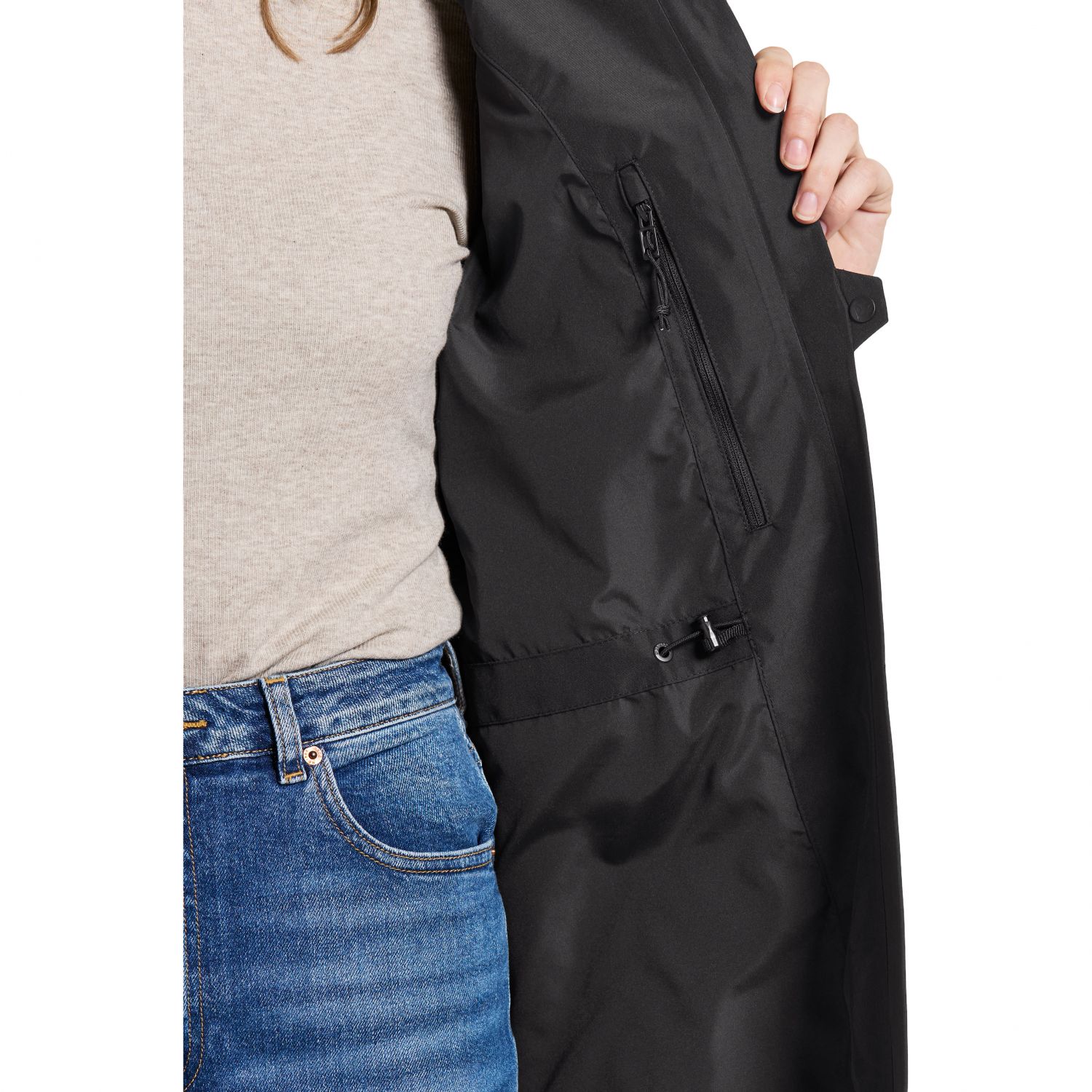 Didriksons Marta, imperméable, femme, noir