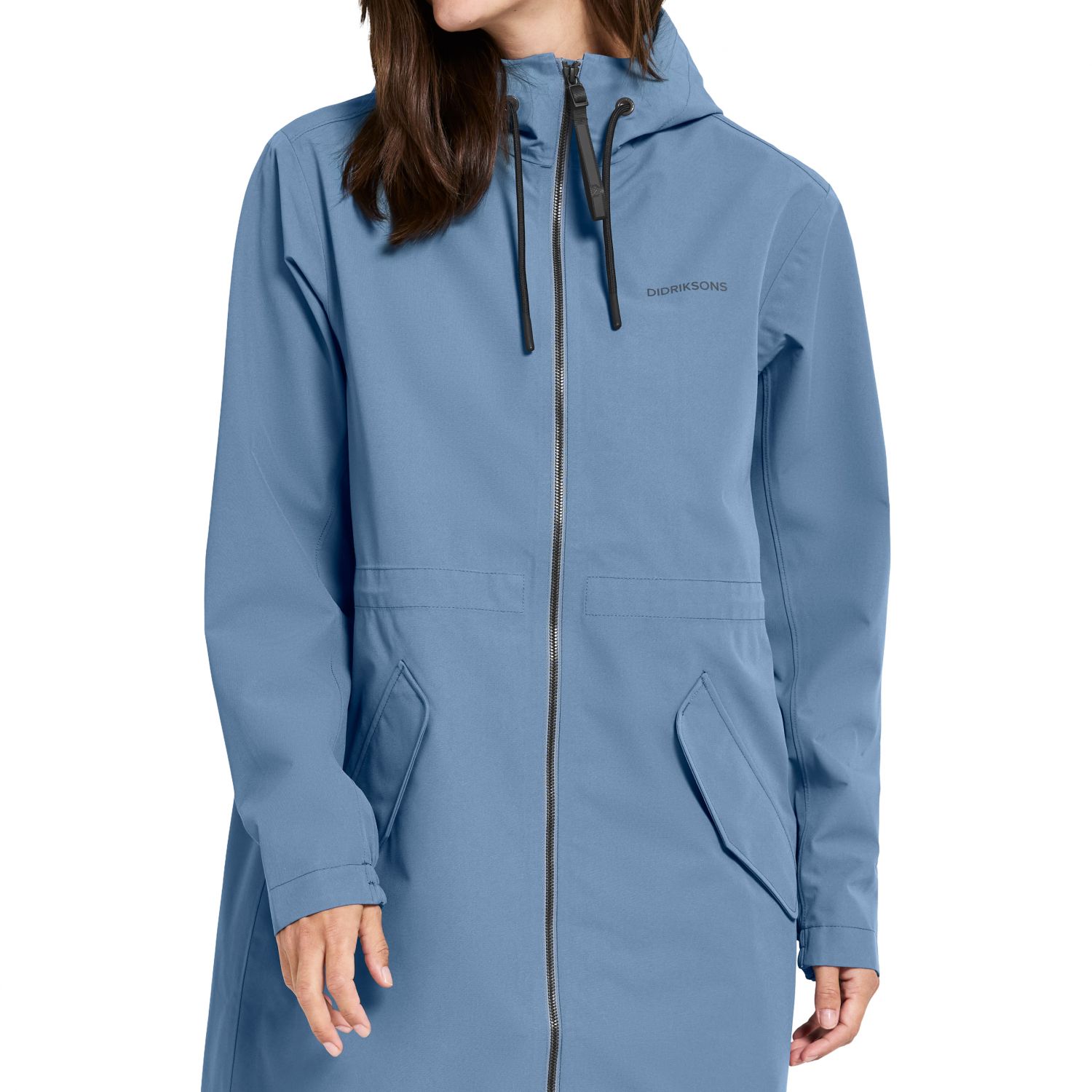 Didriksons Marta, raincoat, women, true blue
