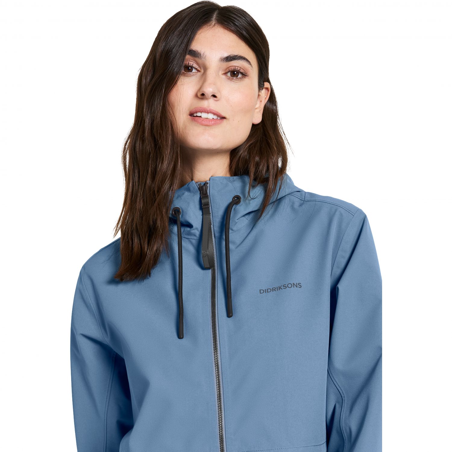 Didriksons Marta, Regnjakke, Dame, TRUE BLUE