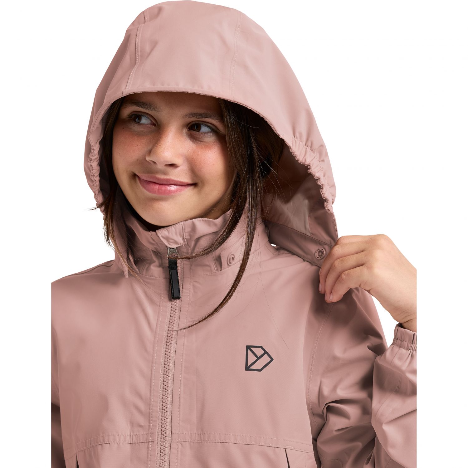 Didriksons Meliss, bunda do dažďa, junior, ružová