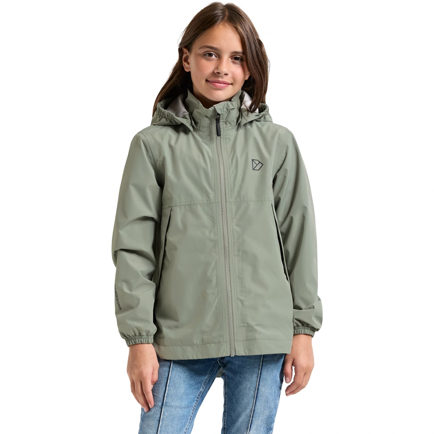 Didriksons Meliss, regnjakke, junior, lysegrøn
