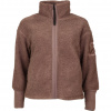 Didriksons Mella, fleece jacket, women, bark