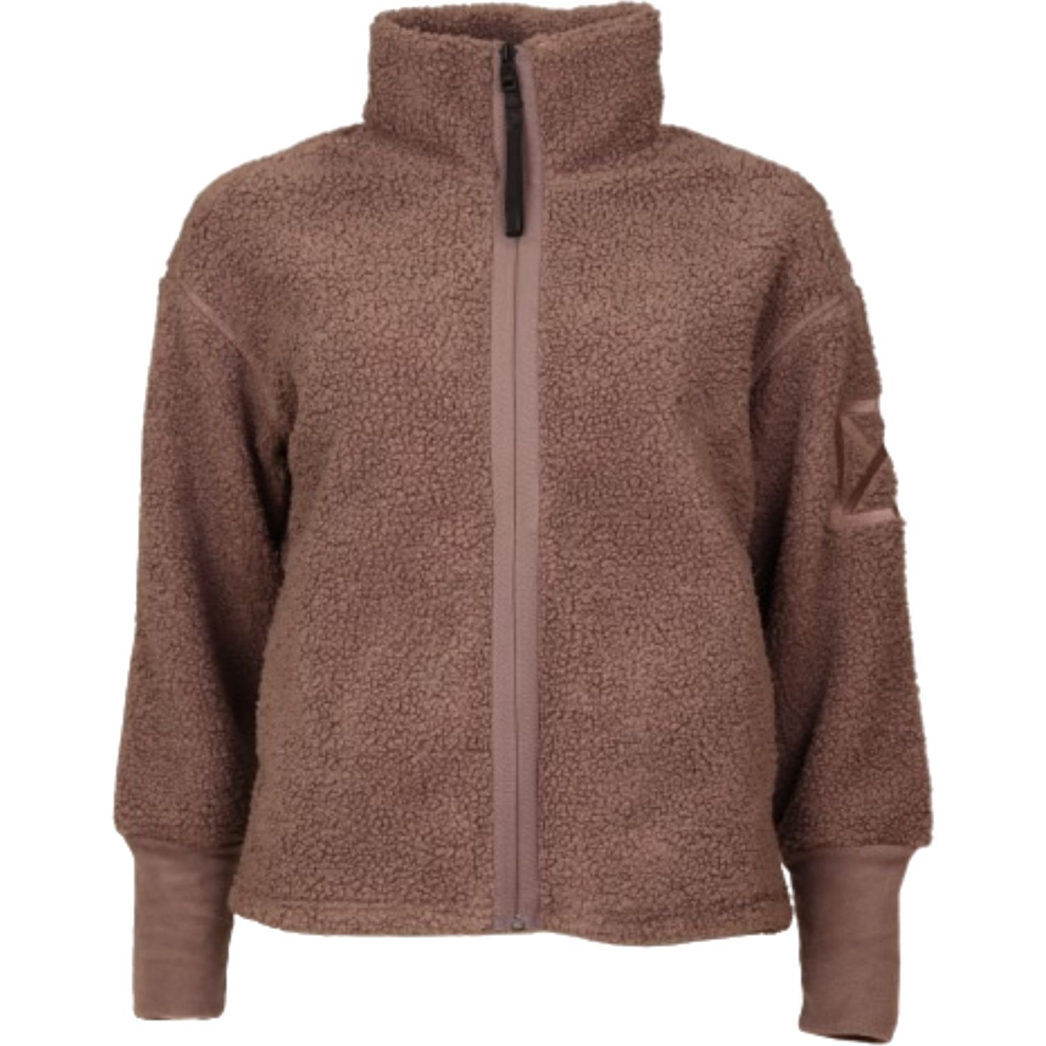 Didriksons Mella, fleece jacket, women, bark