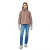 Didriksons Mella, fleece jacket, women, bark