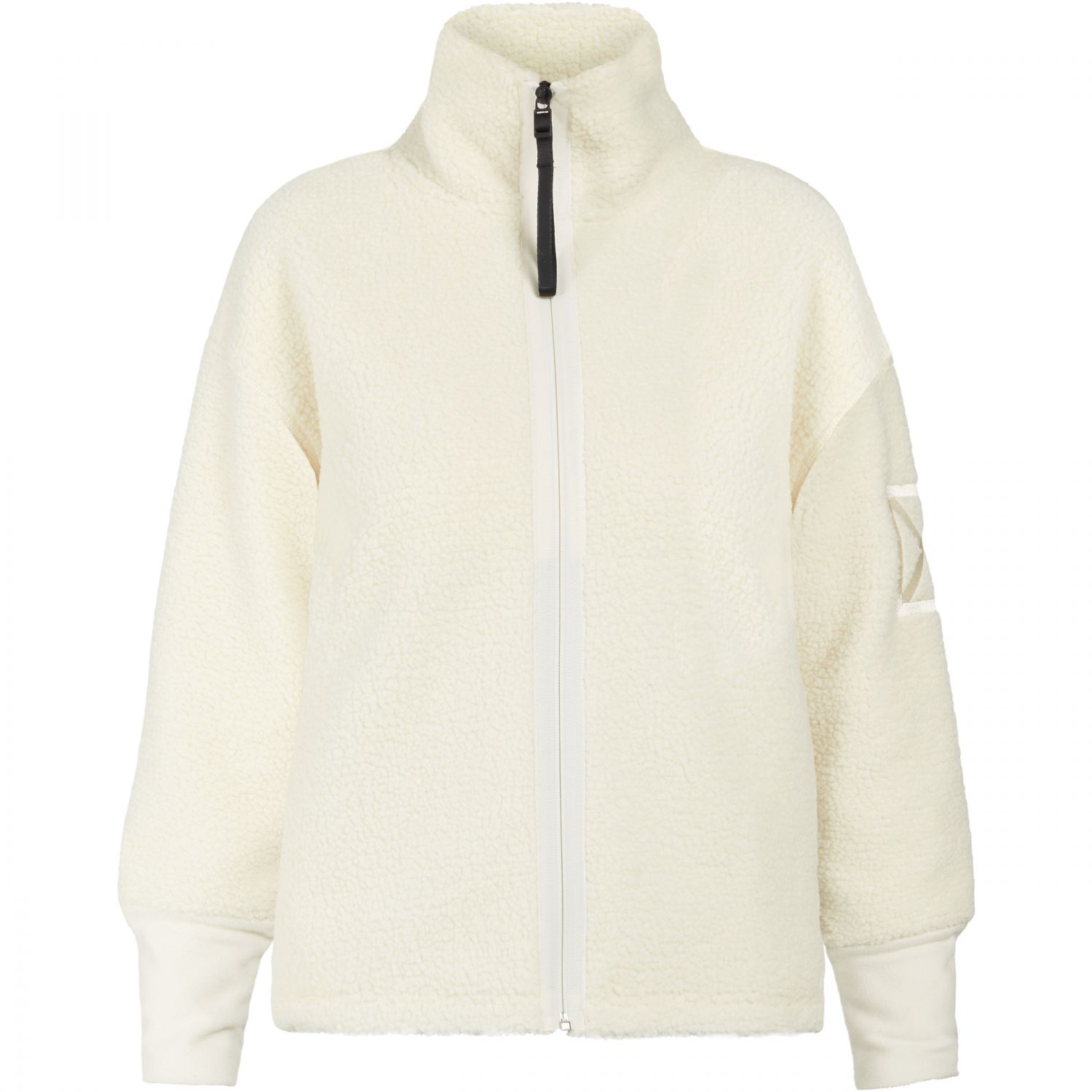 Didriksons Mella, fleece jacket, women, white foam