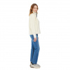Didriksons Mella, fleece jacket, women, white foam