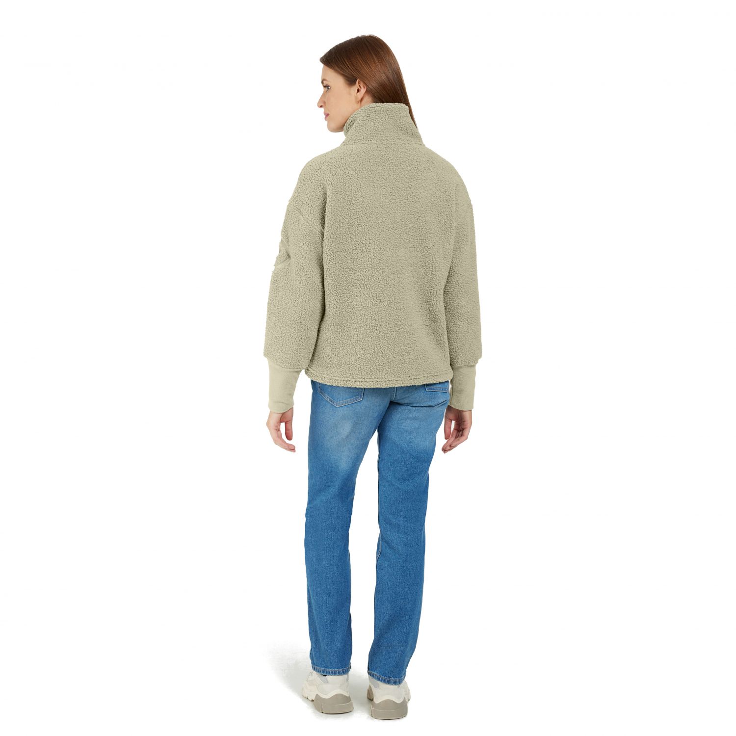 Didriksons Mella, fleece jacket, women, wilted leaf