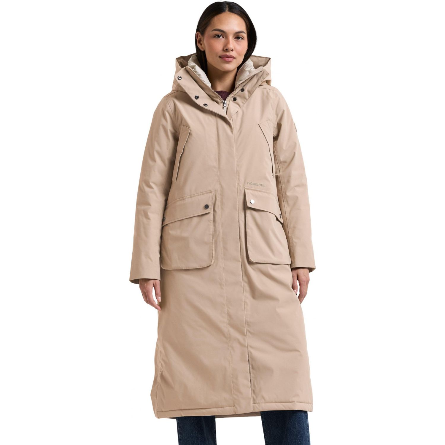 Didriksons Melody 2 Long, parka, dámská, béžová