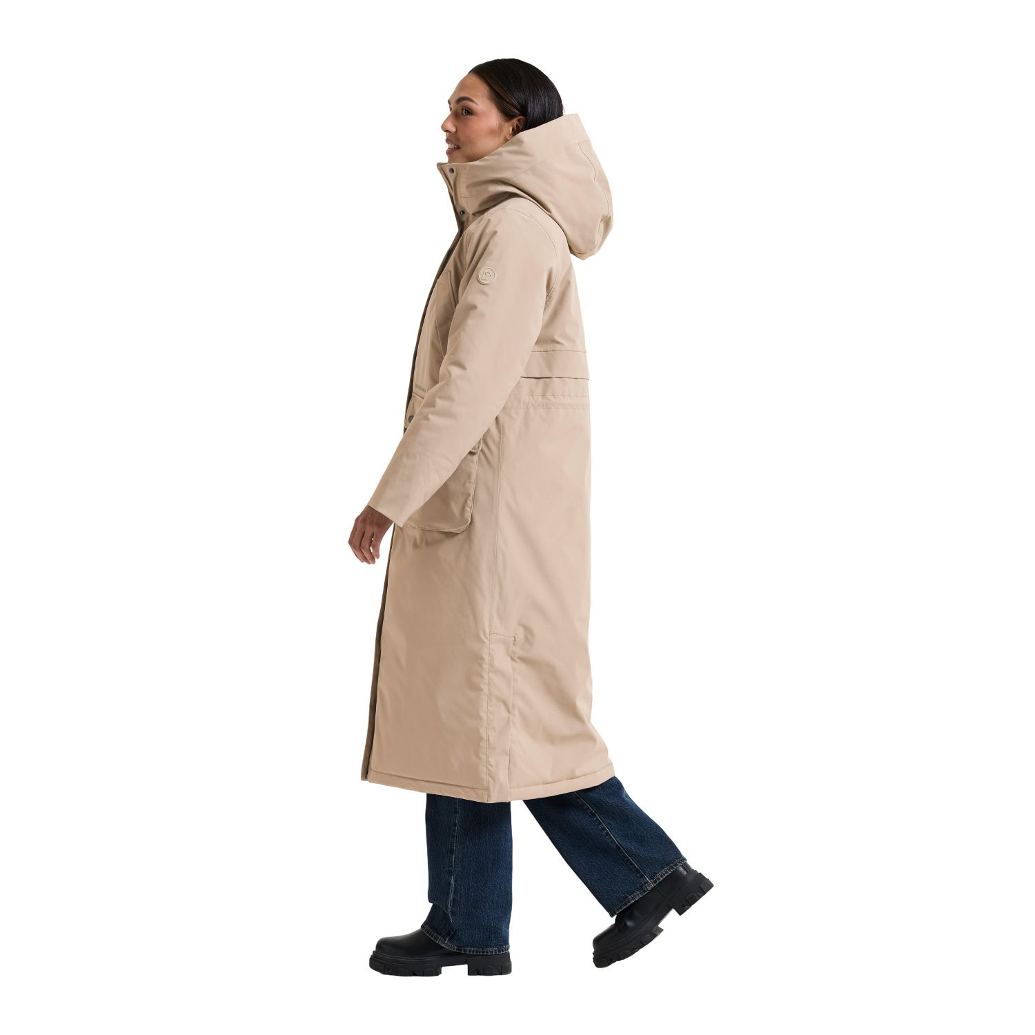 Didriksons Melody 2 Long, parka, dames, beige