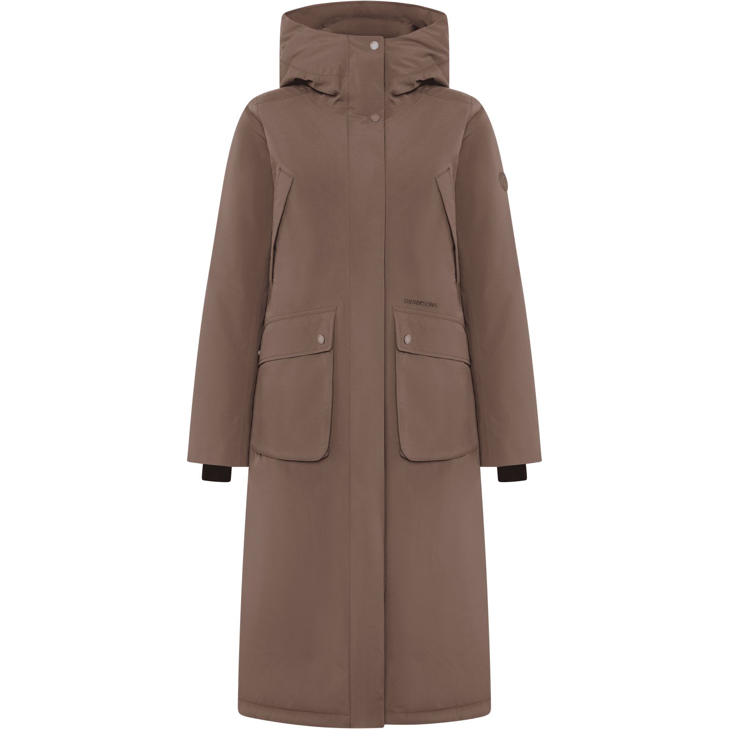 Didriksons Melody 2 Long, parka dames, mocha brown