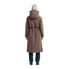Didriksons Melody 2 Long, parka dames, mocha brown