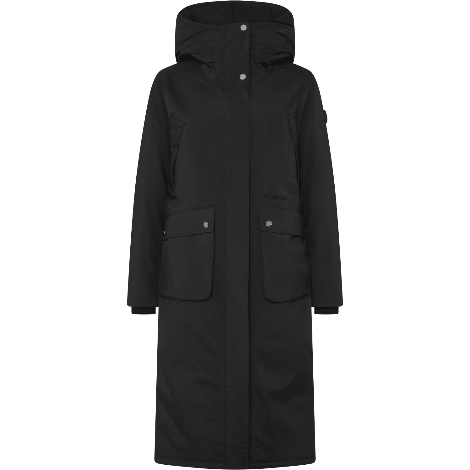 Didriksons Melody 2 Long, parka, dames, zwart