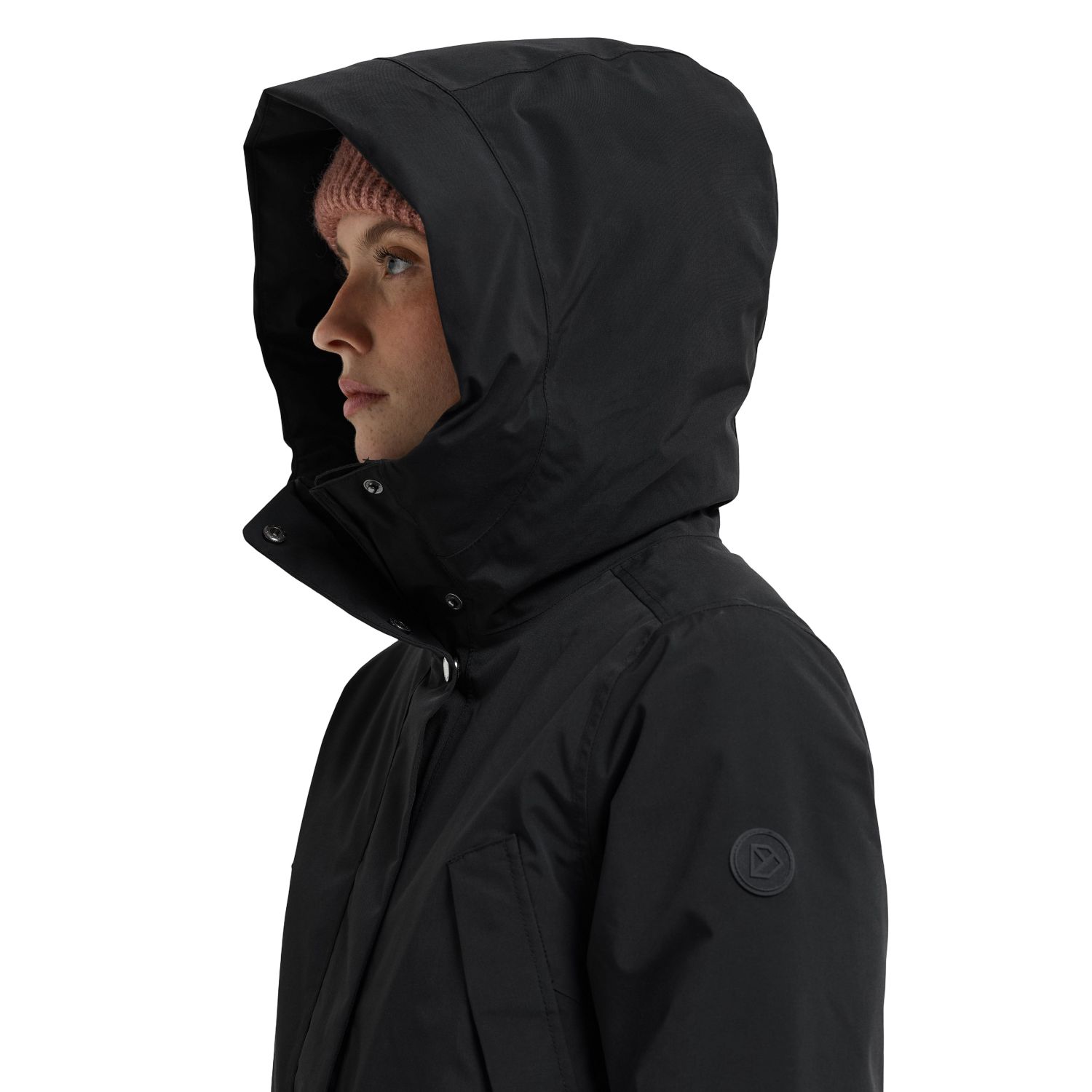 Didriksons Melody 2 Long, parka, dames, zwart