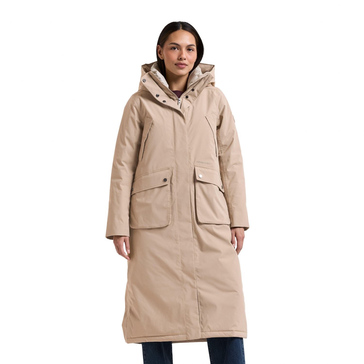Didriksons Melody 2 Long, parka, donna, beige