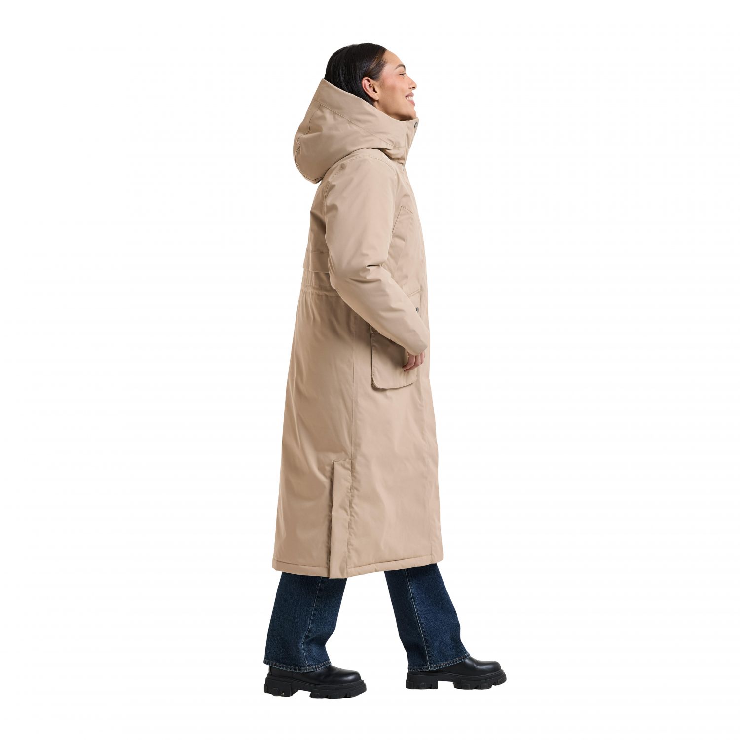 Didriksons Melody 2 Long, parka, donna, beige