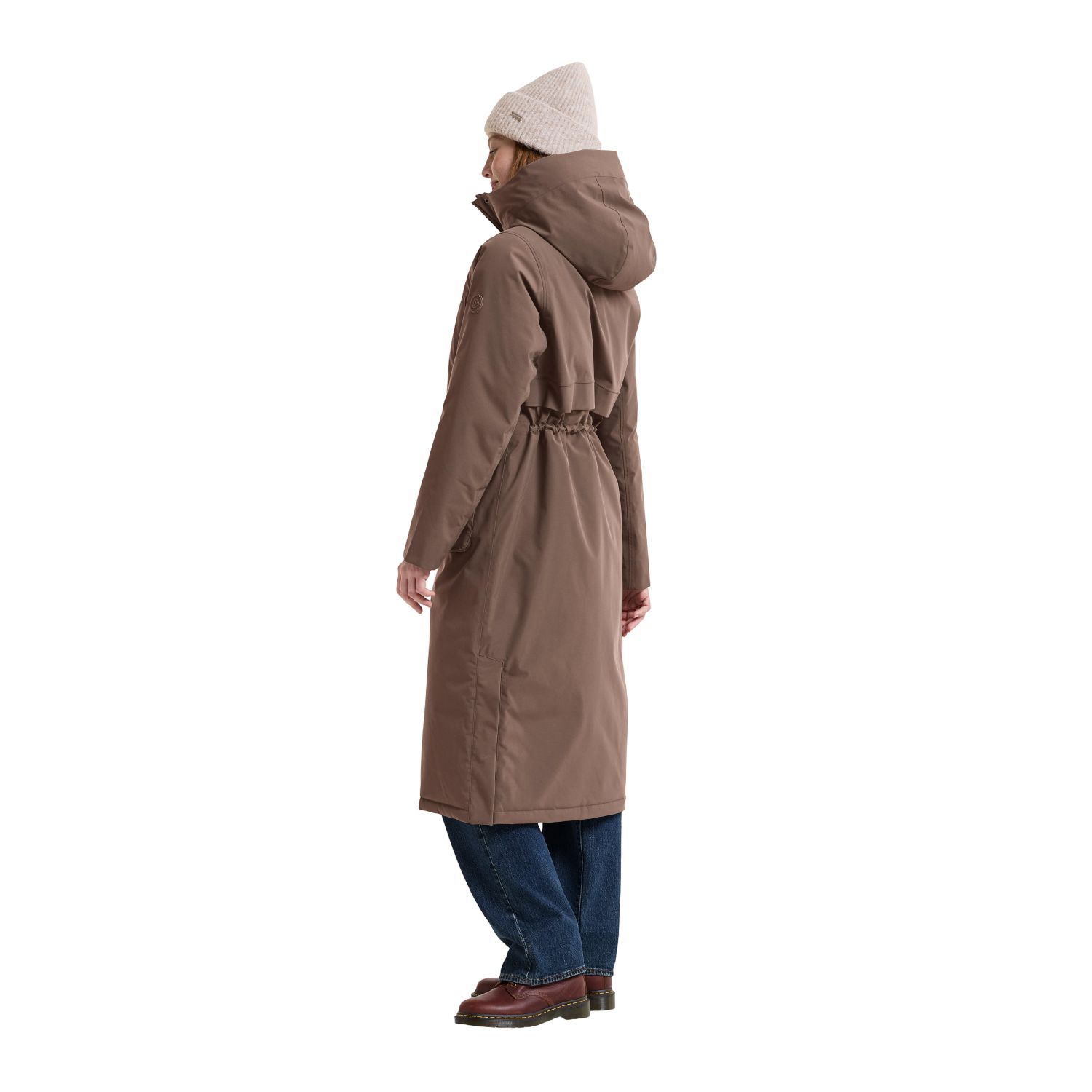 Didriksons Melody 2 Long, parka donna, mocha brown