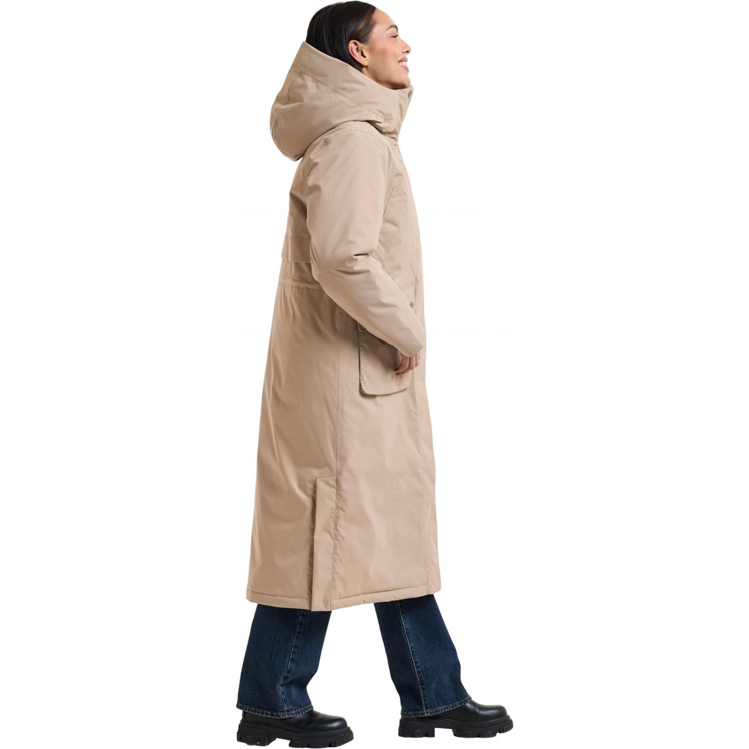 Didriksons Melody 2 Long, parka, feminino, bege