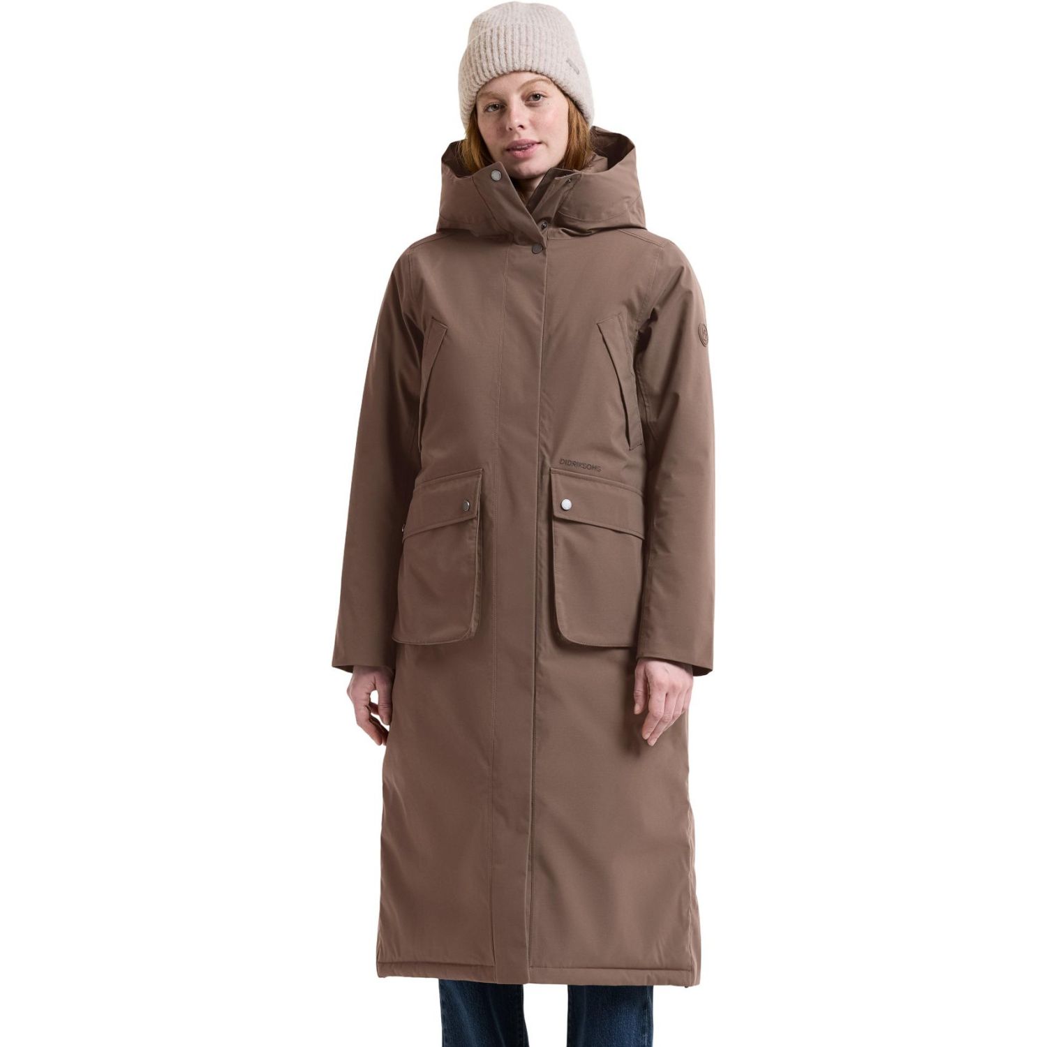 Didriksons Melody 2 Long, Parkas Dam, Mocha Brown