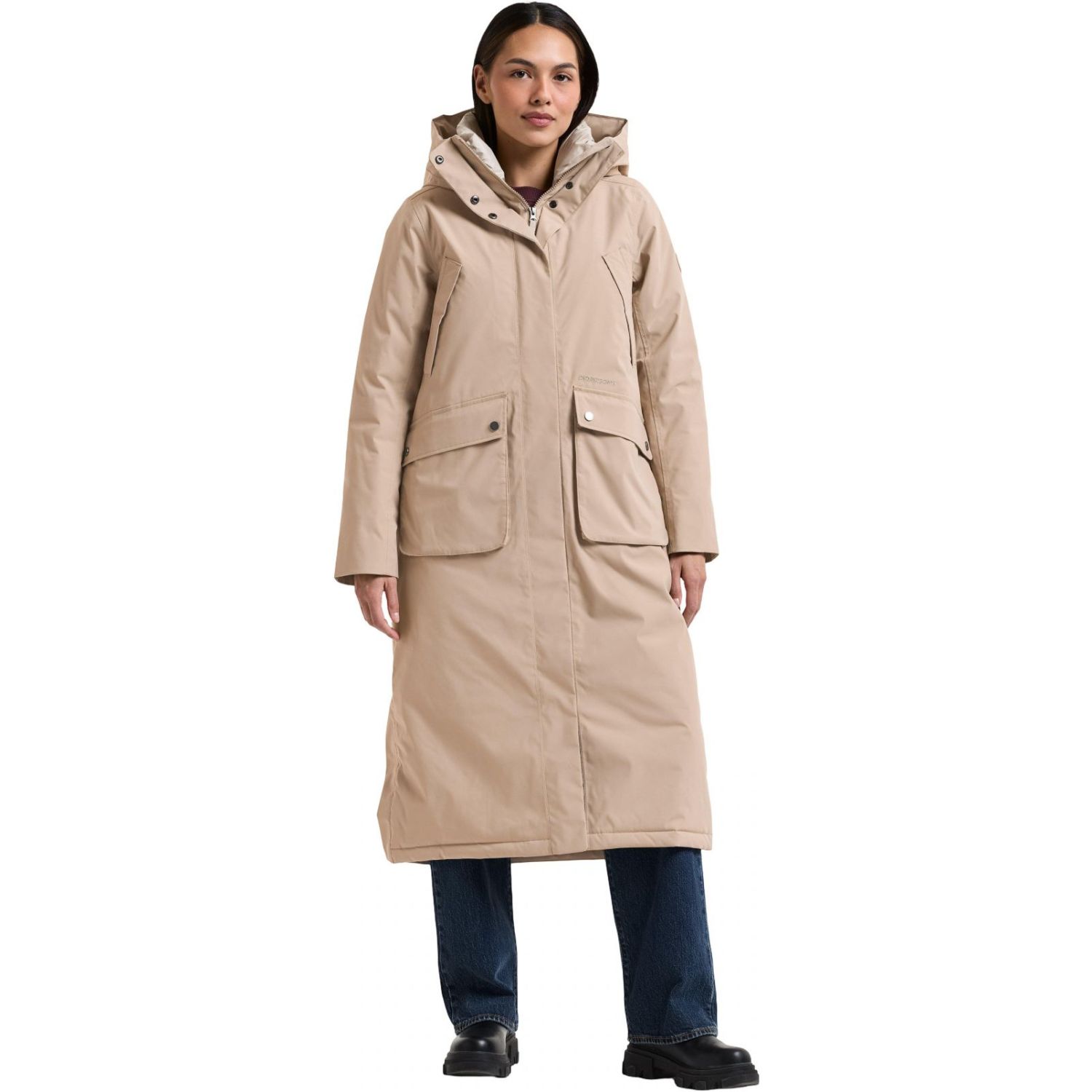 Didriksons Melody 2 Long, parkas, dáma, béžová