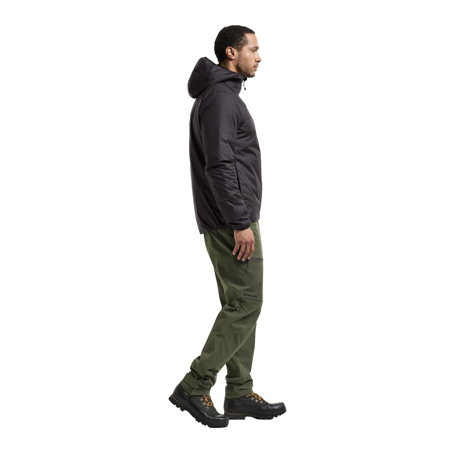 Didriksons Milik, winter jacket, men, black