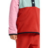 Didriksons Monte, camisola de lã, júnior, rosa/azul claro/laranja