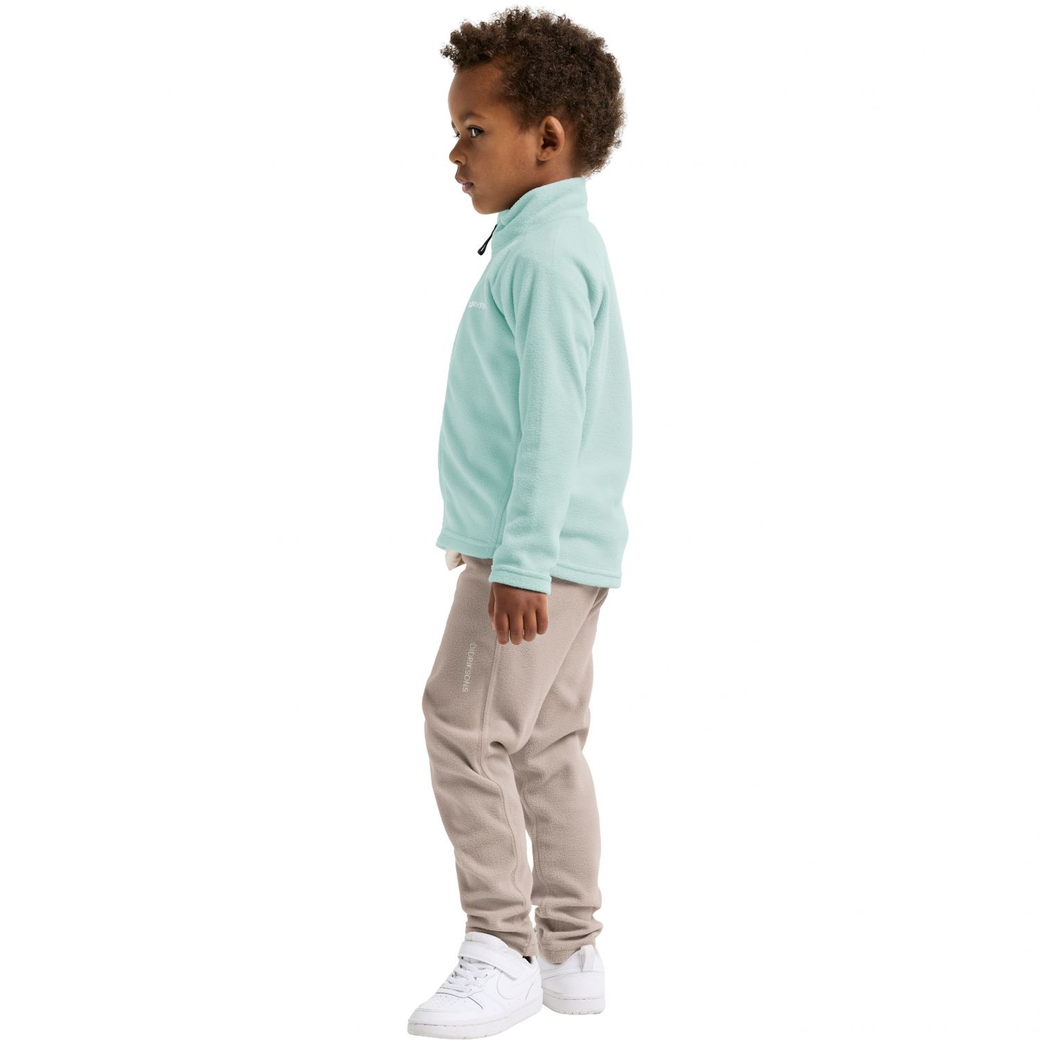 Didriksons Monte, fleece jacket, junior, ocean mint