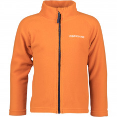 Didriksons Monte, fleece jacket, junior, orange jam