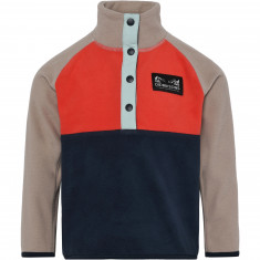 Didriksons Monte, fleece pullover, junior, paprika