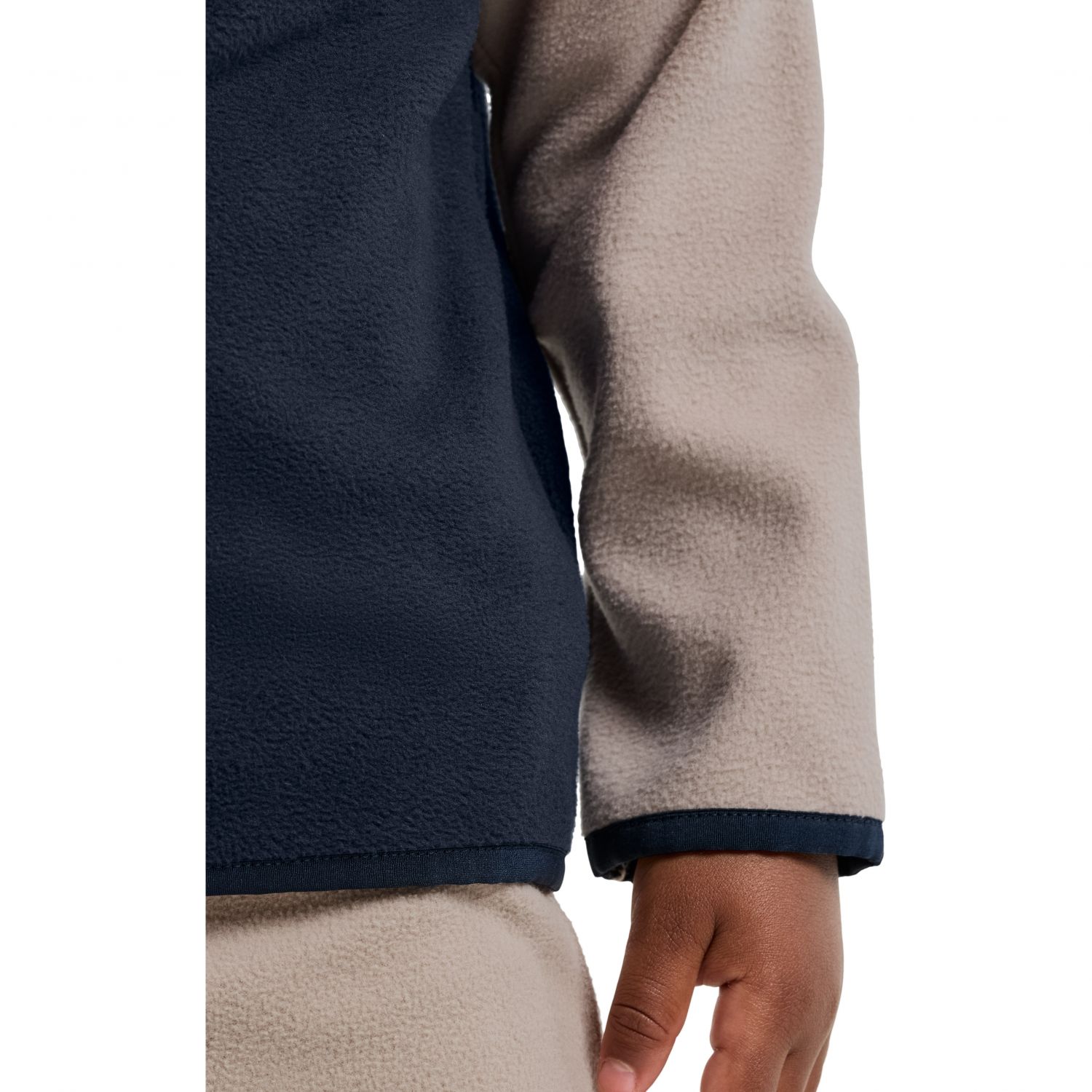 Didriksons Monte, fleece pullover, junior, paprika