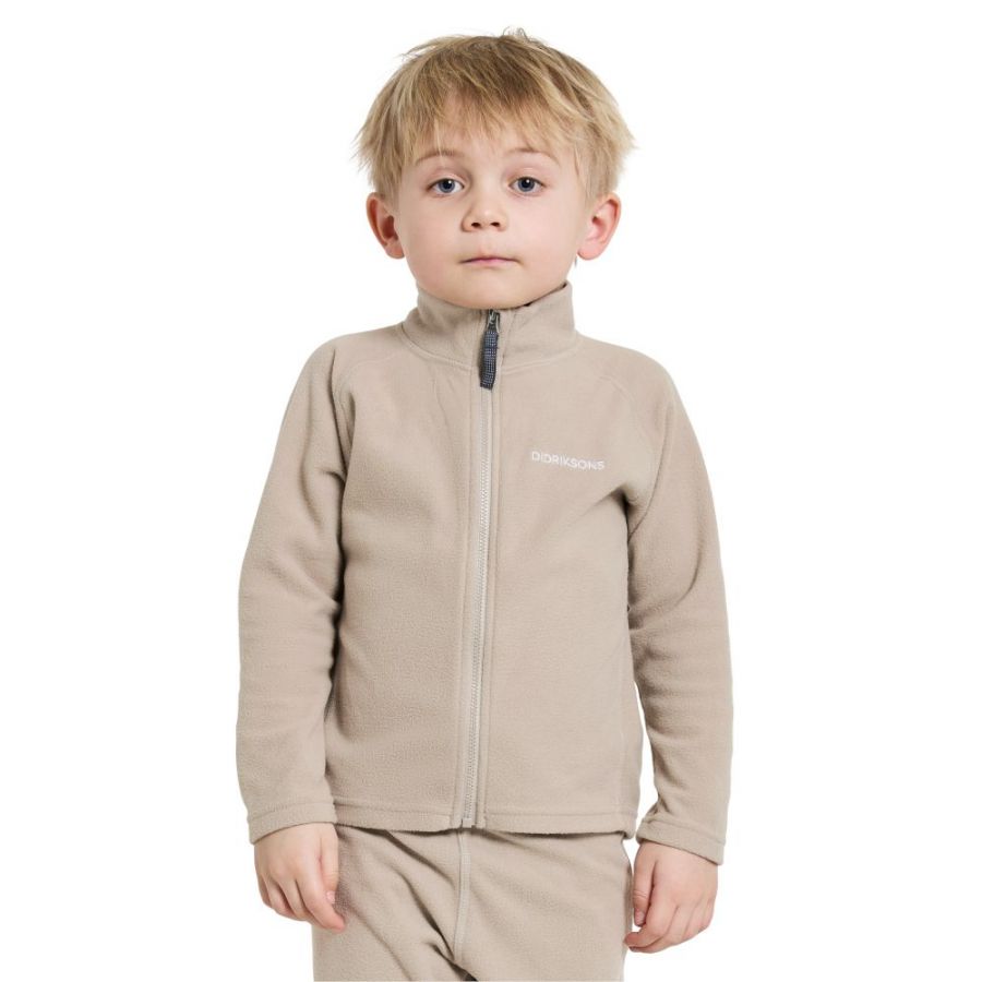 Didriksons Monte, Fleecejacka, Junior, Beige