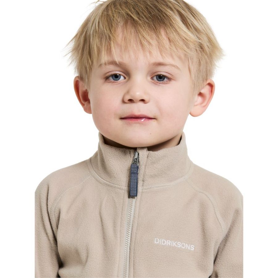 Didriksons Monte, Fleecejacka, Junior, Beige