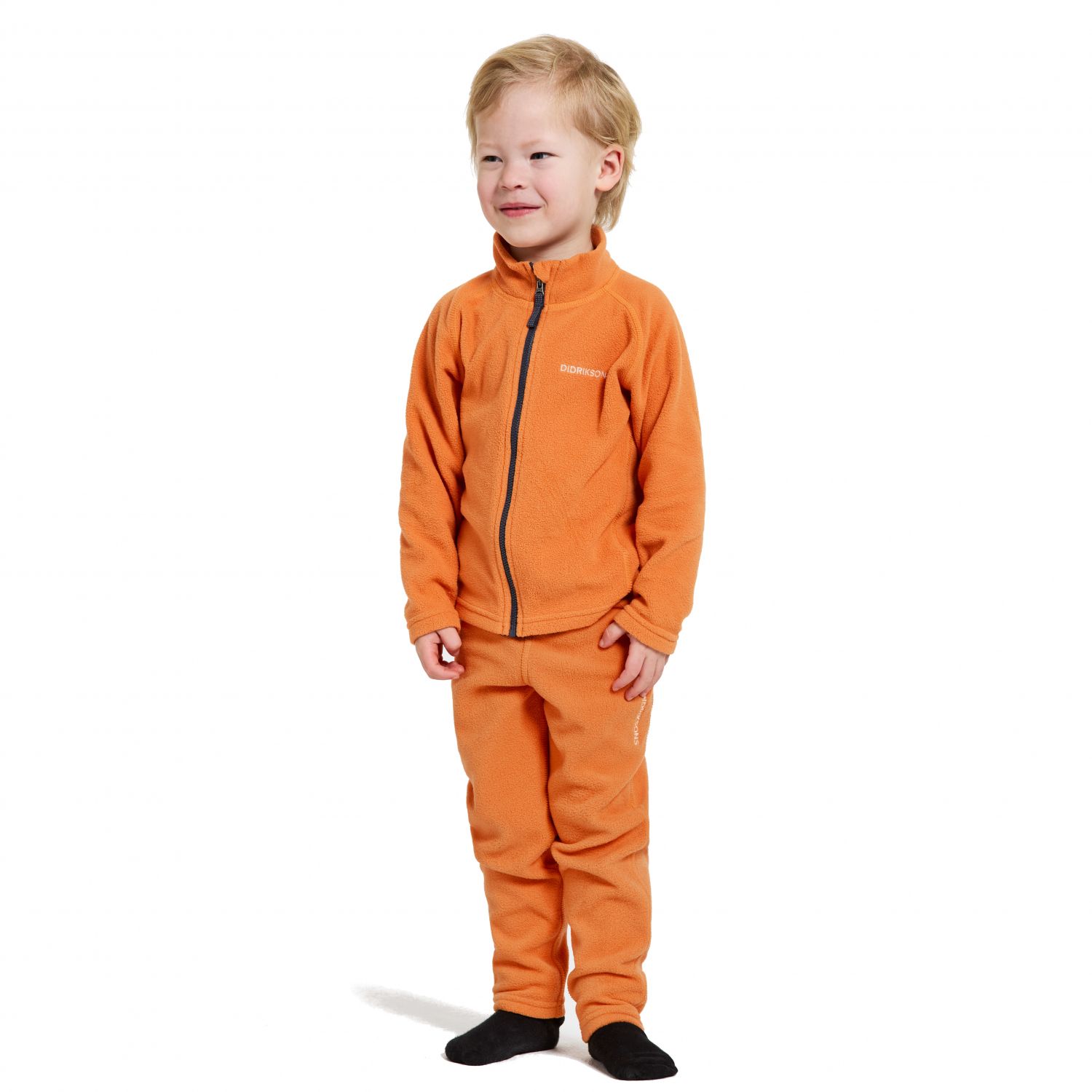 Didriksons Monte, Fleecejacke, Junior, orange