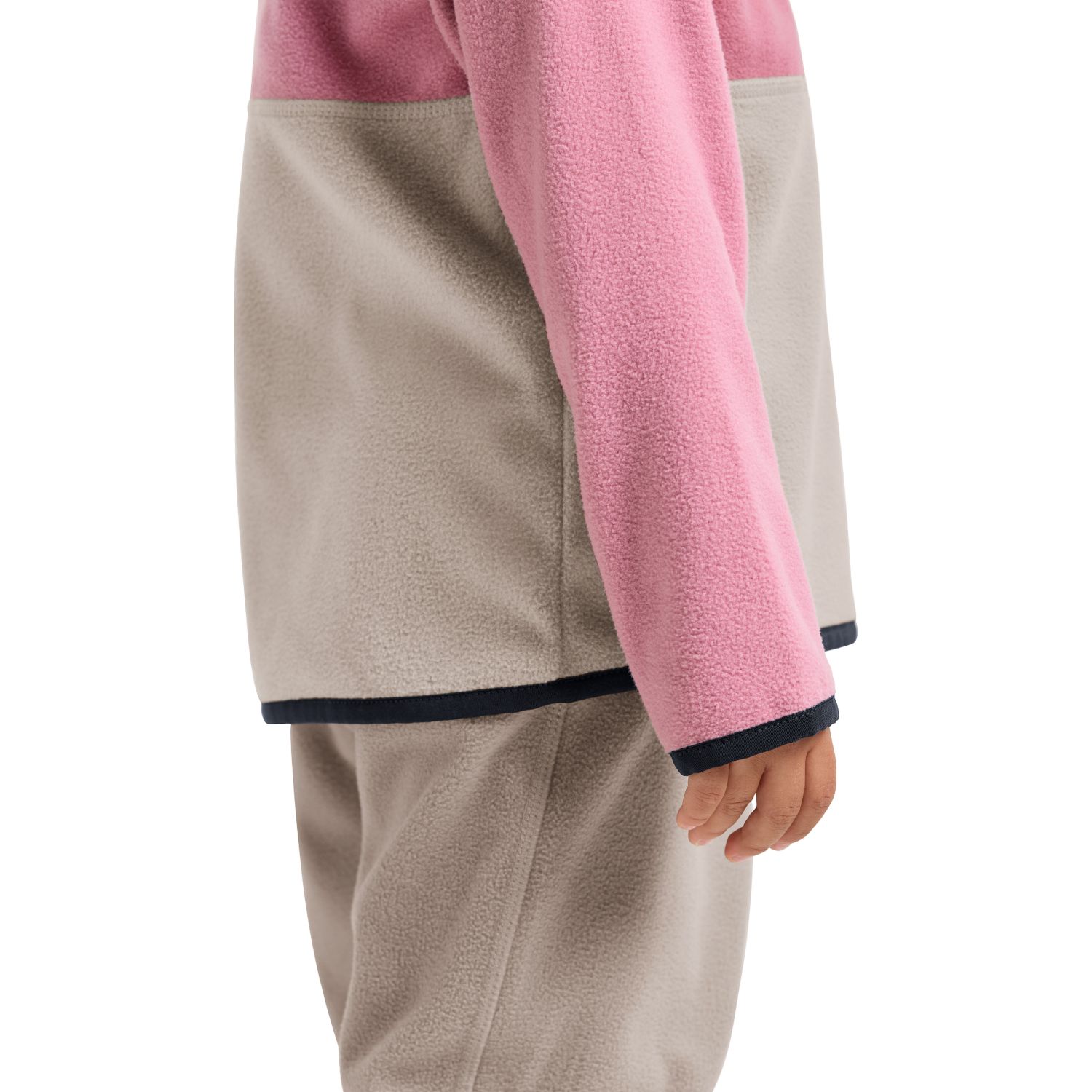 Didriksons Monte, Fleecepullover, Junior, rosa